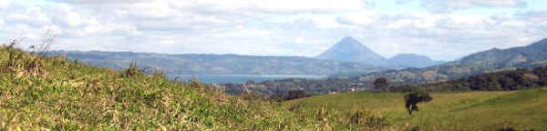 The 1 1/4-acre lot has wonderful views of Arenal Volcano.