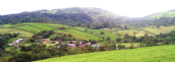 The mountain village of Silencio is just a few hundred yards past the lot.