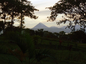 A view of the Arenal Volcano taken from Lot 2.