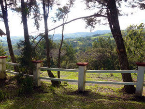 The hills to the northwest provide not only a great view but also riding opportunity.