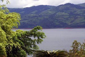 The south side view near the villages of Tronadora and San Luis.