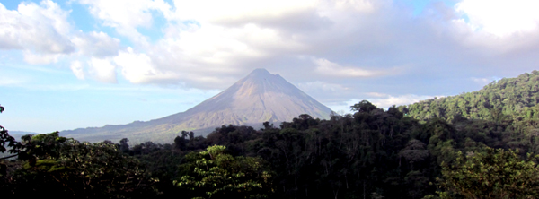 Located near the village of El Castillo at the southern end of Lake Arenal, the acreage has great views of Arenal Volcano a few miles away.