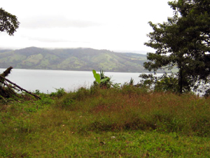 There are fine lake views from each of the building pads.