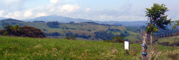 The lots have long vistas over rolling hills with fascinating patterns of forest and pasture to the Guanacaste lowlands as well as, to the northwest, Tilaran and the dormant volcanos Tenorio and Miravalles. 