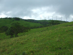 The Tejona hills extend well above the lot. 