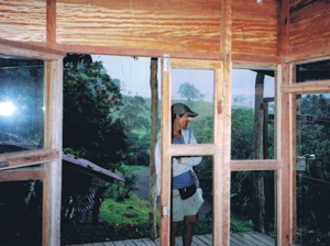 The view from inside Cabina Cypress.