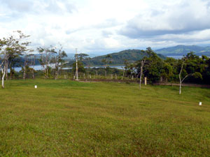 Lots on the hilltop near the entrance gate and near where the clubhouse will be.