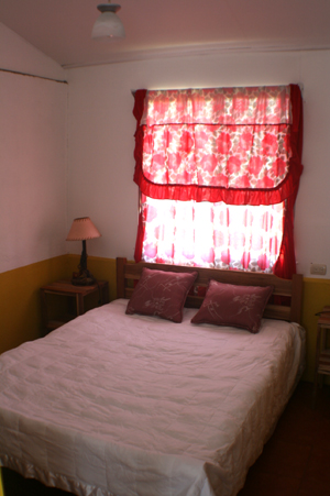 One of the two bedrooms.