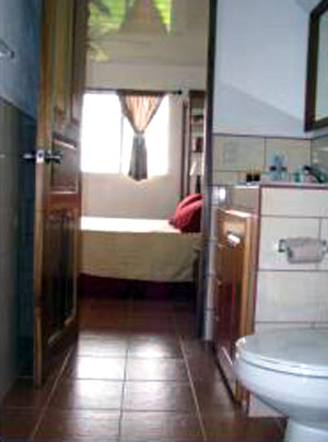 The master bedroom has an ensuite bathroom, as does the second bedroom.