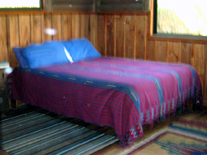 One of the two main floor bedrooms.