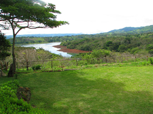 The vista looks down a smaller cove to San Luis Cove where there is a marina.