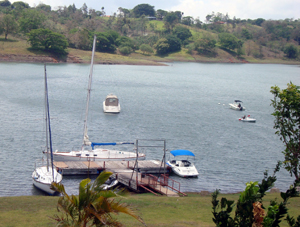 The Puerto San Luis Lodge and Yacht Club floating dock is nearby.