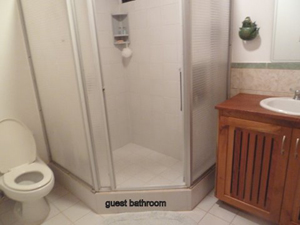 A guest bathroom.